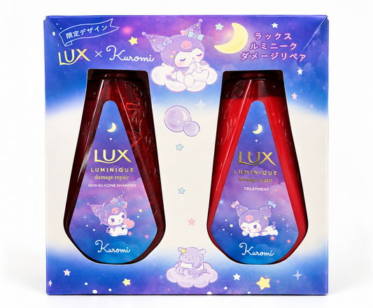 LUX Luminique x Kuromi Shampoo Treatment Set 450g x2 Limited Edition Japan